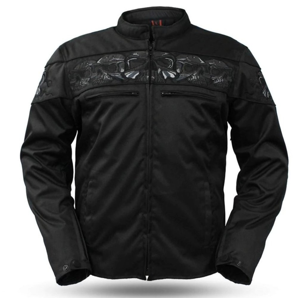 Skull Men's Motorcycle Jacket XL